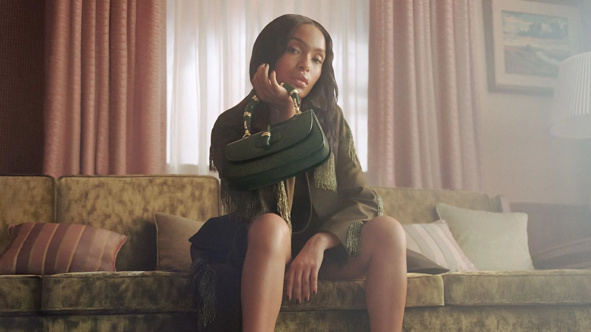Yara Shahidi in Gucci SS25 Campaign 