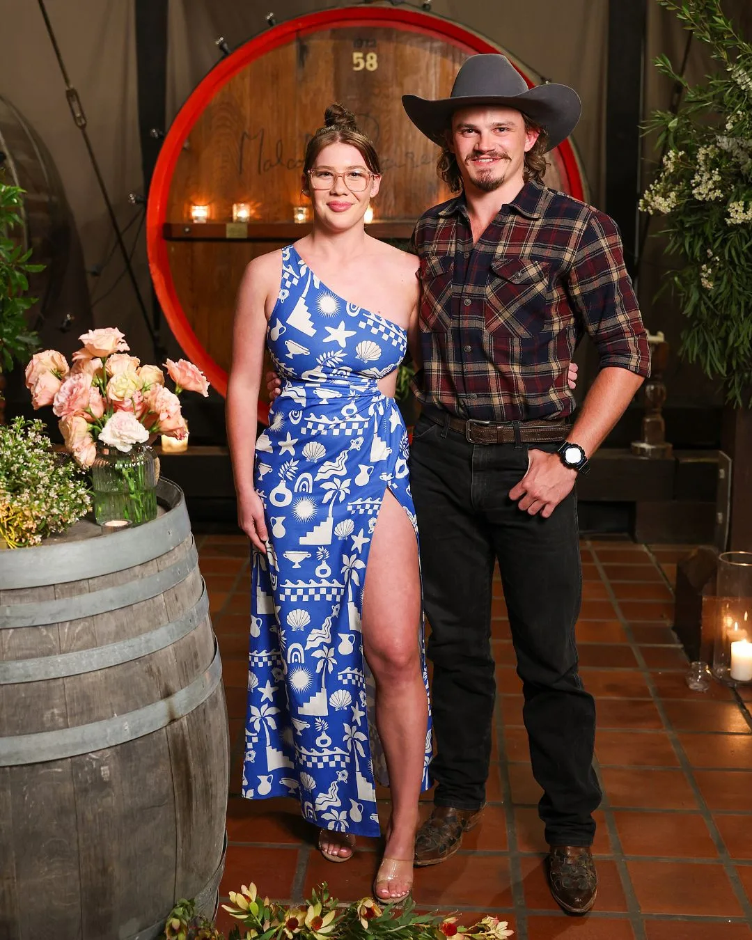 Farmer Wants A Wife's Farmer Jarrad and Chloe together. 