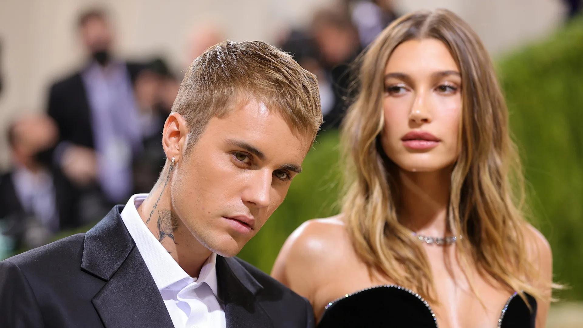 Justin and Hailey Bieber at the Met