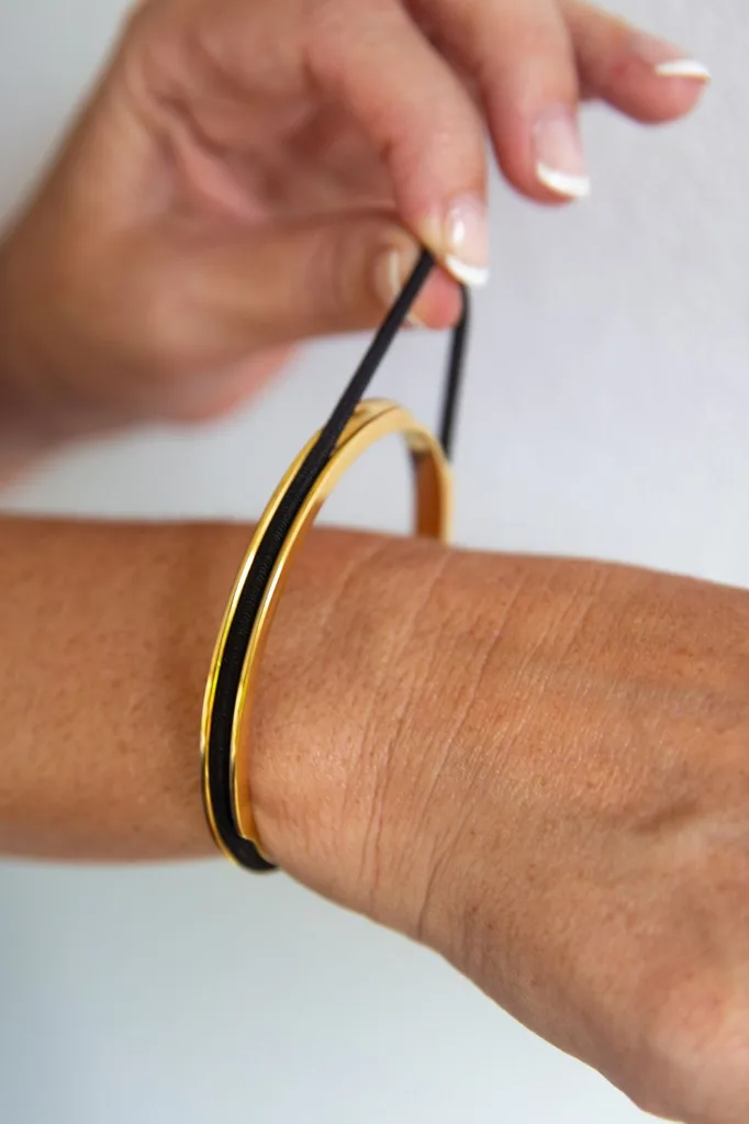Gypsea Loop gold bangle
