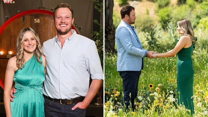 Farmer Corey confesses his love to Keeley on Farmer Wants A Wife 2025